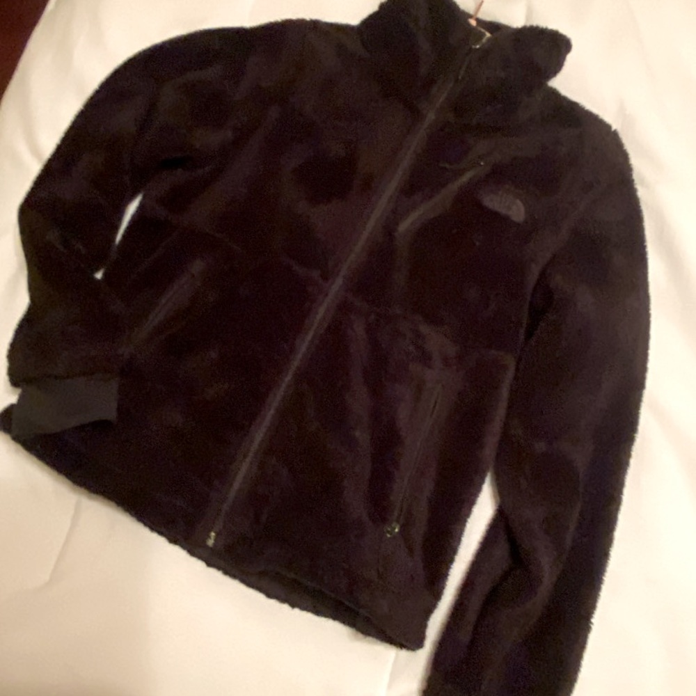 North Face fur jacket